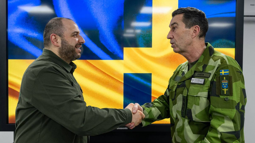 Рустем Умєров зустрівся з Головнокомандувачем Збройних Сил Швеції 